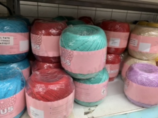 ด้ายถักซัมเมอร์วีนัส-เบอร์-20-เส้นใหญ่-รวมสีที่ทางร้านมี-venus-crochet-knitting-yarn