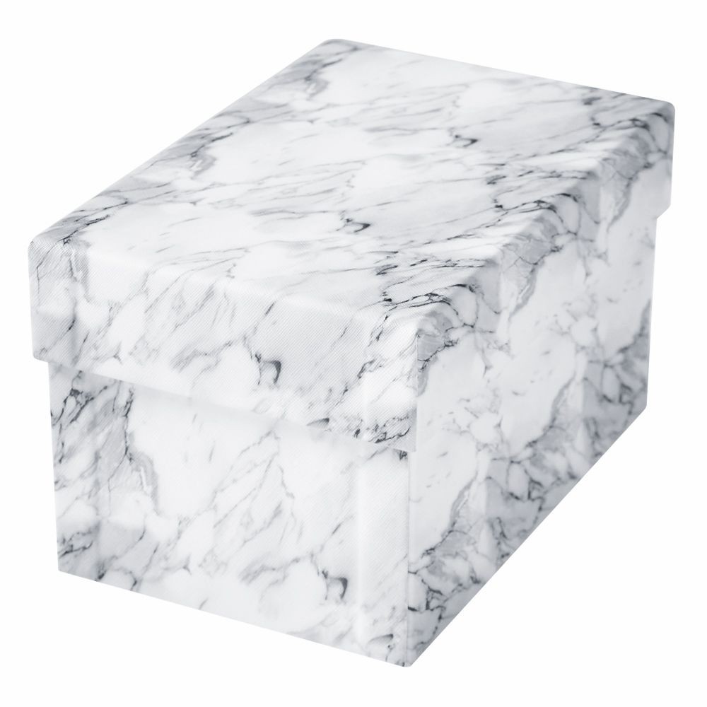 กล่อง-pvc-เหลี่ยม-kan-leather-marble-26-5x17-2x15-5-ซม-สีขาว-กล่องผลิตจากกระดาษแข็ง-pvc-ที่มีคุณภาพดี-มีความแข็งแรง-ทนท
