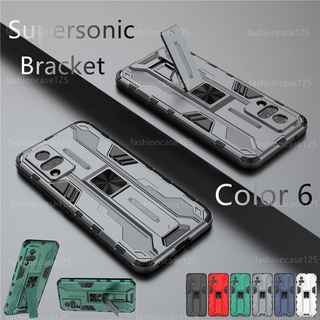 เคสโทรศัพท์กันกระแทกซิลิโคนCase for VIVO V21 5G 4G V 21 Phone Case Hard Armor Shockproof Casing Soft Back Stand Holder Bracket Cover Supersonic phone case