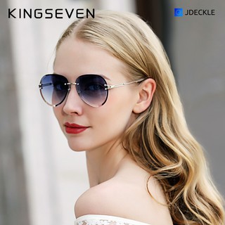 ภาพขนาดย่อของสินค้าสินค้าคลัง กทม KINGSEVEN รุ่น N802NS แว่นตากันแดดผู้หญิง แว่นตากรองแสง UV400 แว่นกันกันลม แว่นตาแฟชั่น