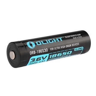 ถ่านชาร์จ Olight ORB-186S30 HDC 18650 3000mAh 3.6V 15A(max20A) มีวงจรป้องกัน