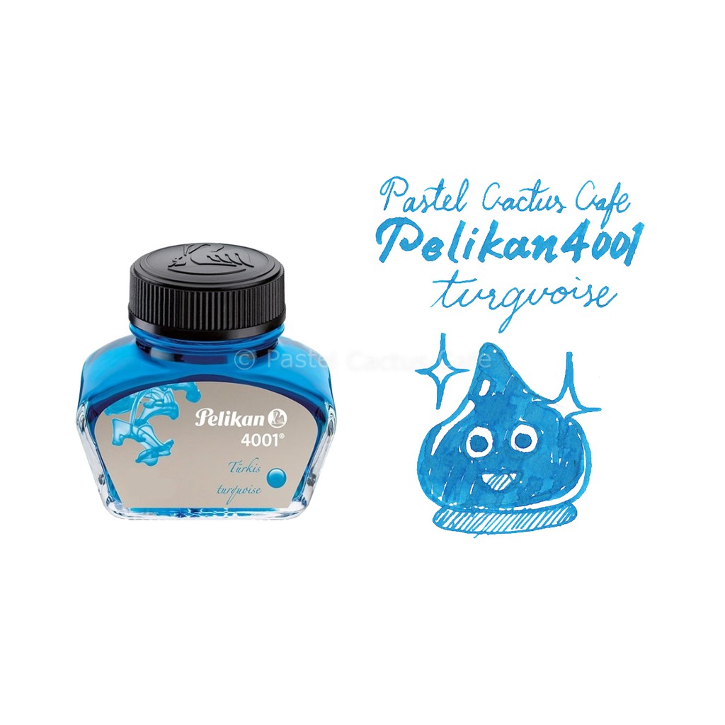 Pelikan Ink 4001 [Turquiose สีเทอร์ควอยซ์] for Fountain Pen น้ำหมึก ...