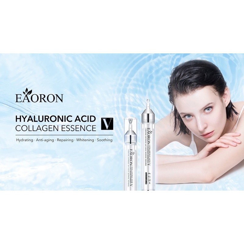 เซรั่ม หลอดปากกา หน้าขาว EAORON Hyaluronic Acid Collagen Essence V 10ml