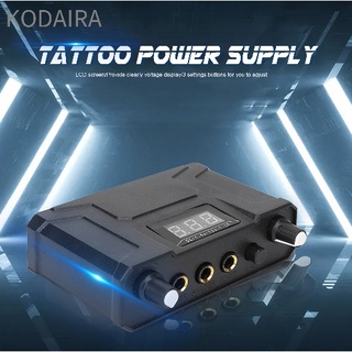 KODAIRA พาวเวอร์ซัพพลายสัก หน้าจอ Lcd ปลั๊ก US 90‐250V Tattoo Power Supply