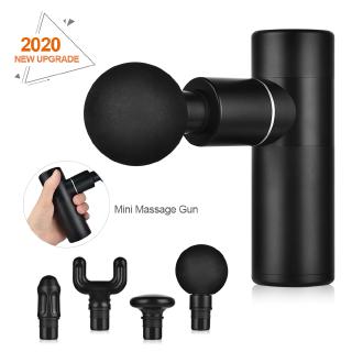 2020 New Mini Massage Gun Muscle Relaxation Joints Spine Massager Cordless Operation Adjustable Gears Fitness Fascial Gun masaje