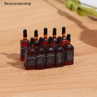 [Beautyupyang] ขวดไวน์จิ๋ว สําหรับตกแต่งบ้านตุ๊กตา 10 ชิ้น