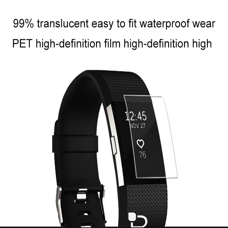 ฟิล์มกันรอยขีดข่วนสำหรับ-fitbit-charge-2-band-screen-protector