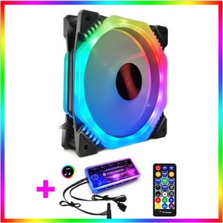 ชุดพัดลม ระบายความร้อน เคส RGB COOLMOON ARK II x1+สายไฟ สินค้าใหม่ ราคาสุดคุ้ม พร้อมส่ง ส่งเร็ว ประกันไทย CPU2DAY