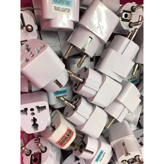 ปลั๊กแปลงขา Universal Plug แบบสองขากลม พร้อมส่ง