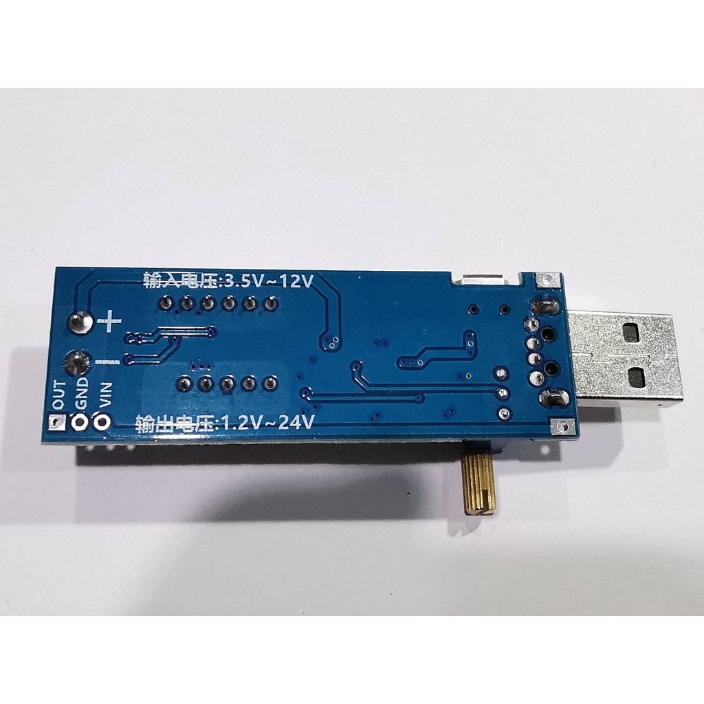 dc-dc-converter-input-3-5-12-volt-dc-output-1-2-24-volt-dc-usb-input-เพื่อความสะดวกในการต่อกับ-power-bank