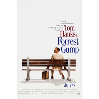 โปสเตอร์ หนัง Movie Forrest Gump ฟอร์เรสท์ กัมพ์ อัจฉริยะปัญญานิ่ม โปสเตอร์ติดผนัง โปสเตอร์สวยๆ poster ส่งEMSด่วนให้ค่ะ