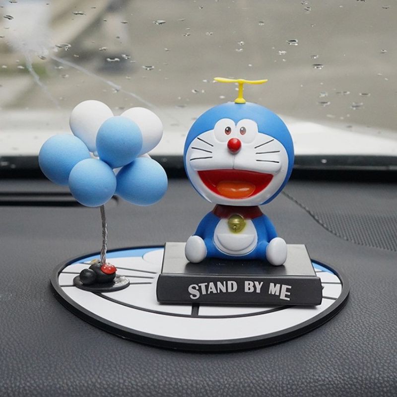 doraemon-หัวโยก-ตั้งหน้ารถ-ดุ๊กดิ๊กๆ