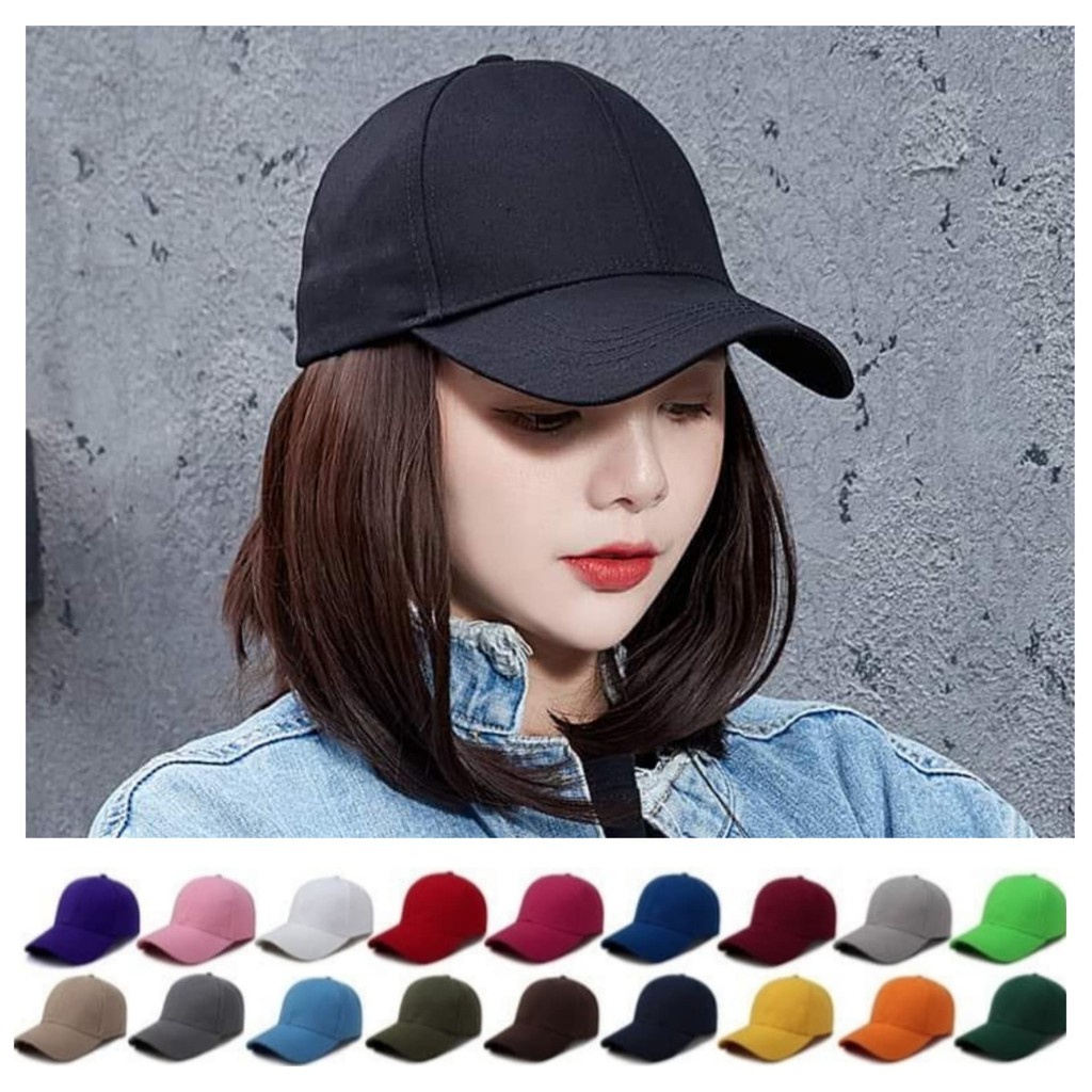 caps-หมวกแก๊ป-สีพื้น-ราคาส่ง-เกรดb-bc101