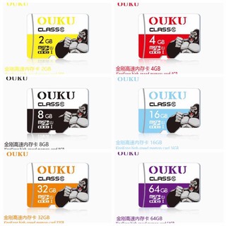 สินค้า SY เมมโมรี่การ์ด MicroSDHC card Memony OUKU Card10 ใส่กล้องหน้ารถได้ 2GB/4GB/8GB/16/32GB/64GB ของแท้100% พร้อมส่ง