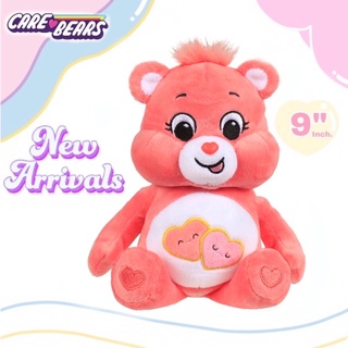 🇺🇸USA🇺🇸❤️‍🔥ใหม่!!!New✨พร้อมส่ง❤️‍🔥 ตุ๊กตาแคร์แบร์ 🌈 Care Bear Love-A-Lot Bear 🌟ไซส์ 9"(นิ้ว)🛫สินค้านำเข้าจากอเมริกาแท้🇺🇸