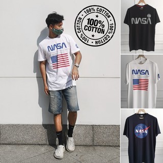 เสื้อยืด NASA สินค้านำเข้าแท้ Cotton 100%