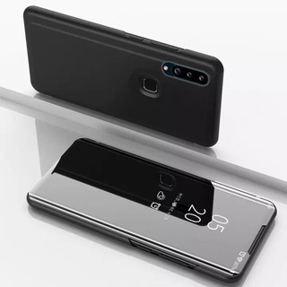 ส่งจากไทย เคสเปิดปิดเงา Case Huawei Y6P 2020 Smart Case เคสฝาเปิดปิดเงา กรณีสมาร์ทฝาครอบกระจกแบบตั้งเคสโทรศัพท์ฝาหลัง