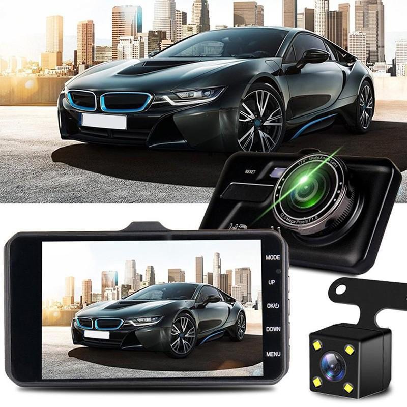 ドライブレコーダー A11 新型 タッチスクリーン 4.0インチ大画面 1296P Full HD 前後カメラ WDR+HRD