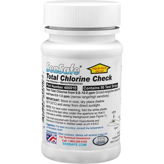 กระดาษวัดคลอรีน Total Chlorine Check