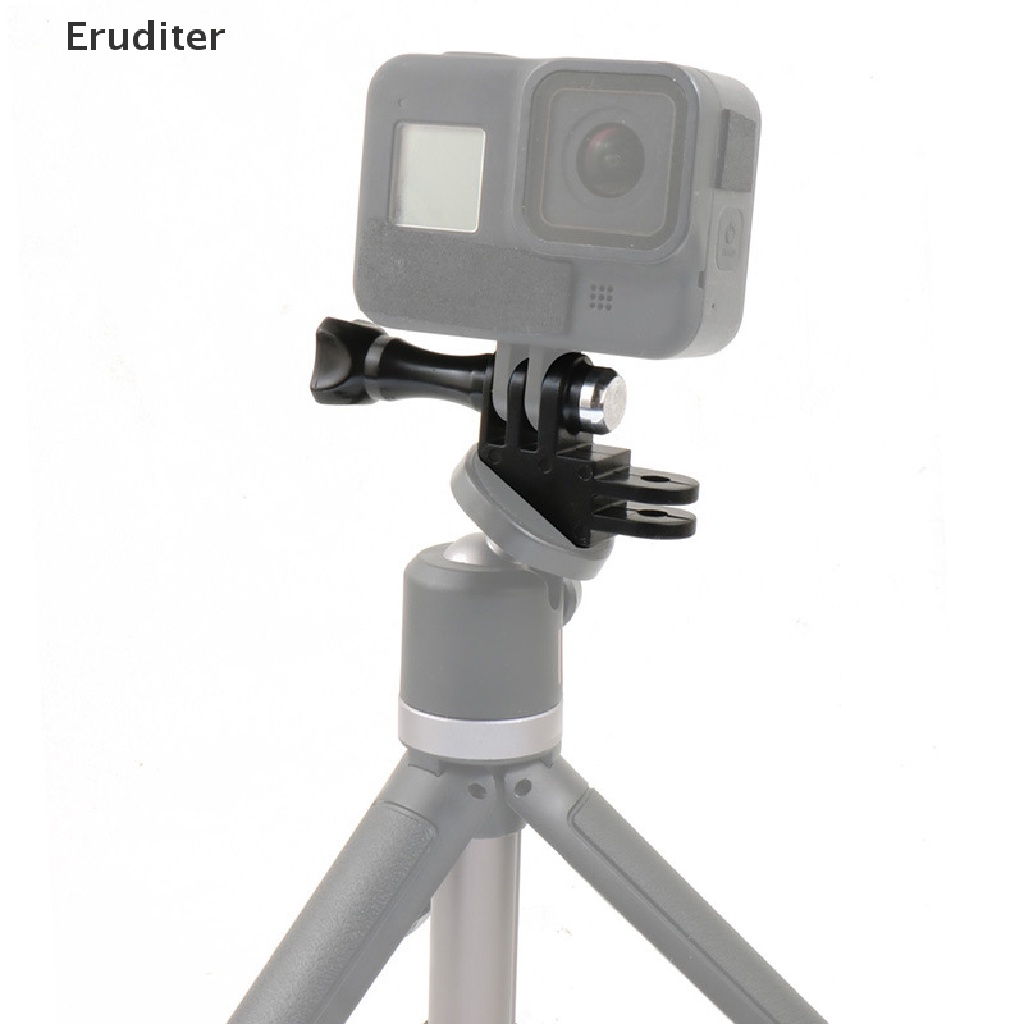 ภาพหน้าปกสินค้า(Eruditer) อะแดปเตอร์เมาท์ขาตั้งกล้อง 90 องศา พร้อมสกรูหัวแม่มือ สําหรับ Gopro Hero 9 8 7 จากร้าน eruditer.th บน Shopee