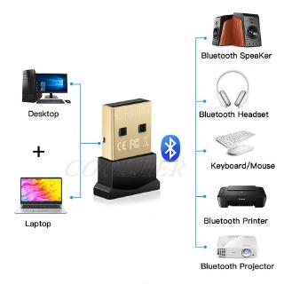 อะแดปเตอร์ดองเกิล USB บลูทูธ 4.0 รับส่งสัญญาณเสียงเพลง สําหรับคอมพิวเตอร์ PC