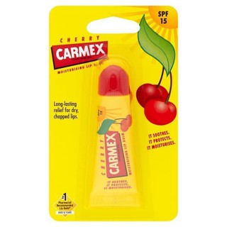 ❤️ไม่แท้คืนเงิน❤️ Carmex Daily Care Moisturizing Lip Balm Fresh Cherry SPF15 10g ลิปบาล์ม แบบหลอด กลิ่นเชอรรี่