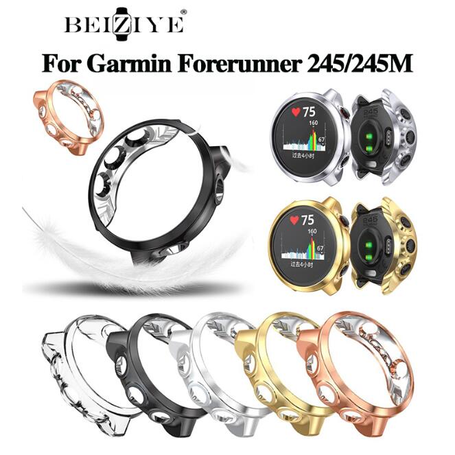 beiziye-เคส-tpu-ป้องกันการกระแทกสําหรับ-garmin-forerunner-245-245-m