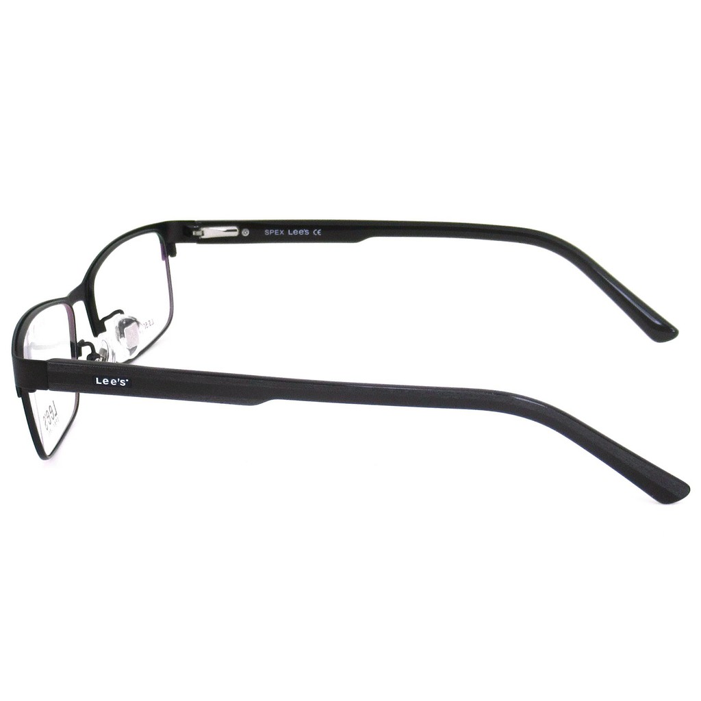 lees-แว่นตา-รุ่น-50651-c-12-สีน้ำตาล-กรอบเต็ม-ขาสปริง-วัสดุ-สแตนเลส-สตีล-สำหรับตัดเลนส์-eyeglasses