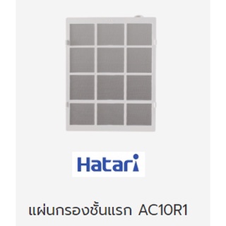 ราคาแผ่นกรองด้านหลังชั้นแรก ฝาหลัง พัดลมไอเย็น ฮาตาริ แท้ รุ่น AC10R1