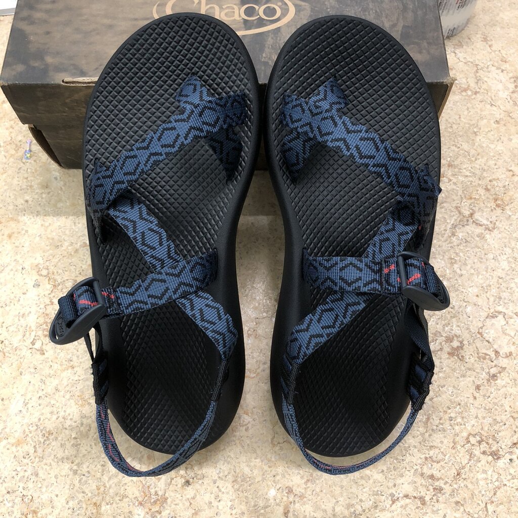 รองเท้า-chaco-z2-men-stepped-navy-ของใหม่-ของแท้-พร้อมกล่อง-พร้อมส่ง-รองเท้าเดินป่า-รองเท้าแตะเดินป่า