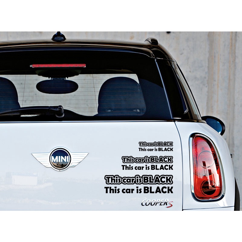 สองแบบ-สามขนาด-this-car-is-black-sticker-สติ๊กเกอร์-สติกเกอร์-รถคันนี้สีดำ-ขออภัยมือใหม่-มือใหม่หัดขับ