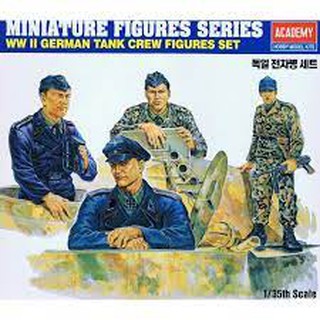 โมเดลประกอบ Academy Model 1/35 AC1371 WWII GERMAN TANK CREW FIGURES