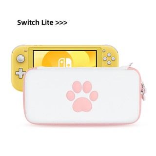 ภาพขนาดย่อของภาพหน้าปกสินค้าของแท้ Nintendo SWITCH OLED SWITCH Lite กระเป๋าสีชมพูและสีขาว Cat's Claw แบบพกพาป้องกันกระเป๋าสี่เหลี่ยม จากร้าน anuoyoupin.th บน Shopee ภาพที่ 8