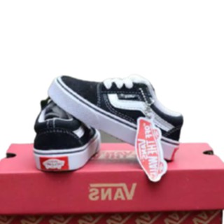 . Vans ของแท้ รองเท้าเด็กวัยหัดเดิน รองเท้าของขวัญวันเกิด รองเท้าผ้าใบน่ารัก สําหรับเด็ก