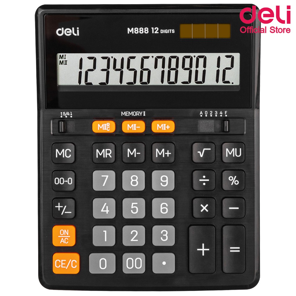 deli-m888-calculator-12-digit-เครื่องคิดเลขแบบตั้งโต๊ะ-12-หลัก-รับประกันนาน-3-ปี-เครื่องคิดเลขตั้งโต๊ะ-เครื่องคิดเงิน