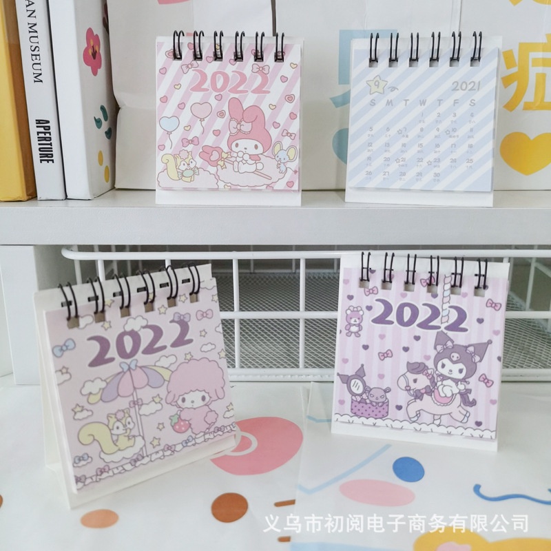 พร้อมส่ง-calendar-ปฏิทินปี-2022-ลาย-sanrio-น่ารัก-ปฏิทินตั้งโต๊ะ