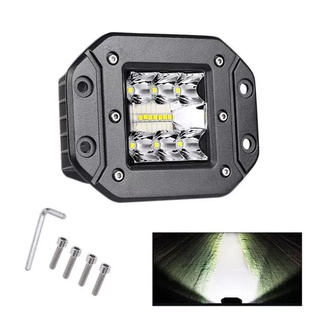 ไฟสปอตไลท์รถยนต์ ไฟช่วยตัดหมอก ไฟท้าย LED 1 ชิ้น 39W แสงสีขาว 12-24V.