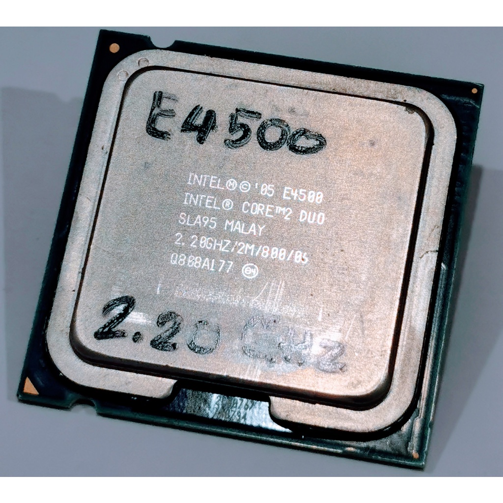 Intel Core 2 Duo E4500 2.20GHz 2M 800 06 SLA95 | Shopee Thailand