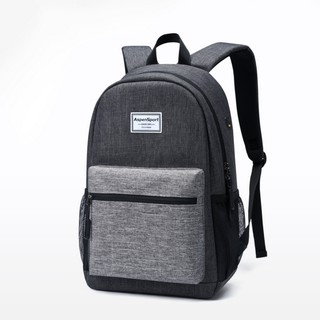 AspenSport Backpack Laptop กระเป๋าสะพายหลัง กระเป๋าโน๊ตบุ๊ค 14-16 นิ้ว กระเป๋าเดินทาง รุ่น AS-B81 สีดำเทา