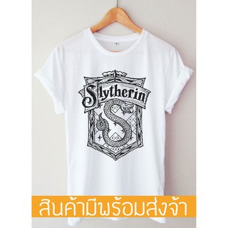 เสื้อยืดผู้ชาย T-shirt slytherinสามารถปรับแต่งได้