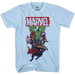 New  Boys Comics Avengers Shirt - Spiderman, Ironman, Captain America &amp; Hulk Tee - Throwback Classic T-Shirt disco
