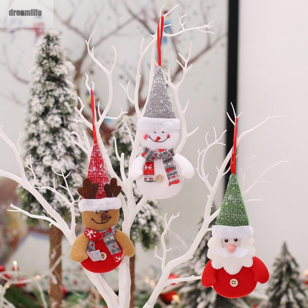 dreamlife-christmas-decorative-dolls-snowman-cartoon-dolls-hanging-desktop-decorations