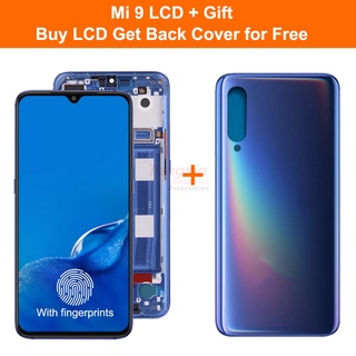 หน้าจอสัมผัสดิจิทัล LCD AMOLED 6.39 นิ้ว พร้อมกรอบ สําหรับ xiaomi Mi 9 Mi9 M1902F1G