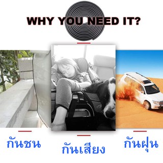 ภาพขนาดย่อของภาพหน้าปกสินค้าBKK AUTO ยางกันชนประตูรถ ยางกันกระแทก ขอบประตูรถ ไม่ใช้กาว มีขนาดความยาวให้เลือกตามความต้องการ  Car Door Bumper จากร้าน bkkauto บน Shopee ภาพที่ 5