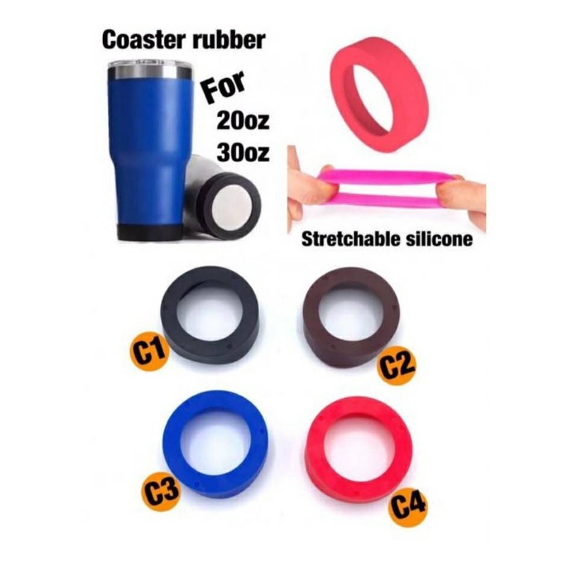 blueoutlet-coaster-rubber-ยางซิลิโคนกันก้นแก้ว-กันกระแทก-กันตูดแก้วแตก-20oz-30oz