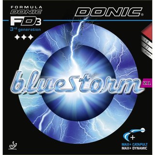 ภาพหน้าปกสินค้า( สีฟ้า ใหม่ล่าสุด ) ยางปิงปองยี่ห้อ DONIC รุ่น ฺ BLUESTORM Z1 ซึ่งคุณอาจชอบสินค้านี้