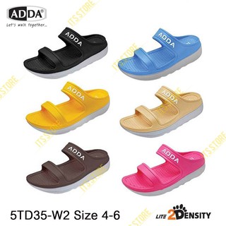 ภาพหน้าปกสินค้า🔥พร้อมส่ง🔥Adda 2Density 5TD35-W2 แท้💯% รองเท้าแตะ ผู้หญิง Adda ส้นสูง ไซส์ 4-6 ซึ่งคุณอาจชอบสินค้านี้