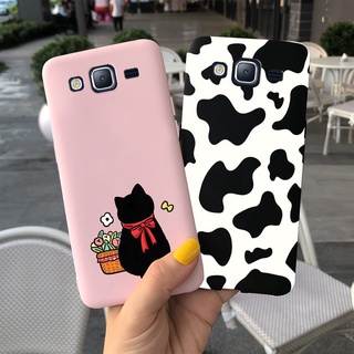 เคสโทรศัพท์มือถือ กันกระแทก ลายการ์ตูนวัวน่ารัก สําหรับ Samsung Galaxy J7 Core J701F J7 J 7 2015 J7Core J700H