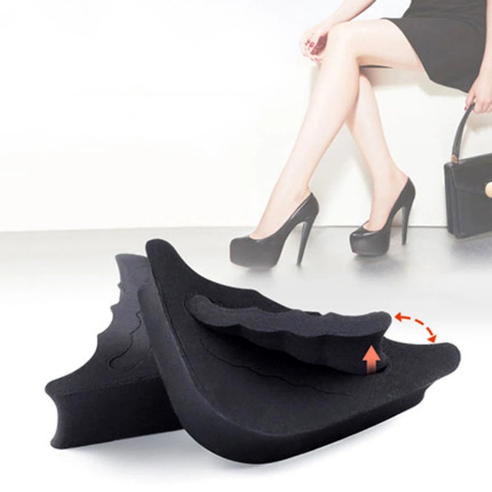 ภาพหน้าปกสินค้าHollow Toe Plug Forefoot Pad Adjust Size Anti-pain Women's Pointed Shoes High Heels Non-slip จากร้าน qingmao08.th บน Shopee