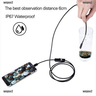 ภาพขนาดย่อของภาพหน้าปกสินค้าWoyo endoscope กล้องจุลทรรศน์ 7 มม. 1-10 ม. micro usb + hd andriod pc ตรวจสอบ จากร้าน woyao2.th บน Shopee